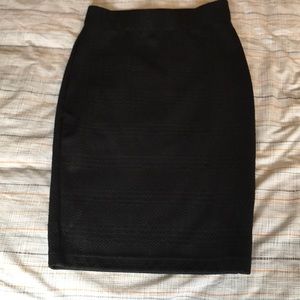 Banana Republic black pencil skirt